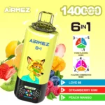 Airmez FOX 140000 Puffs 6 IN 1 – 140 000 pyknięć i 6 smaków w jednym e-papierosie - imagine 7