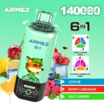 Airmez FOX 140000 Puffs 6 IN 1 – 140 000 pyknięć i 6 smaków w jednym e-papierosie - imagine 10