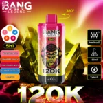 Bang Legend 120000 Puffs 5 w 1 Smaki – Jednorazowy E-Papieros Z Niezrównaną Wydajnością i Smakami! - imagine 10
