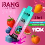 Bang Legend 110000 Puffs 3 w 1 Smaki – Jednorazowy E-Papieros Z Niezrównaną Wydajnością i Wszechstronnością Smaków! - imagine 10