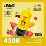 Bang Leader 450K zaciągnięć – 15 w 1 ładowalny jednorazowy vape z regulowanym chłodzeniem i inteligentnym wyświetlaczem – Hurt - imagine 8