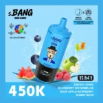 Bang Leader 450K zaciągnięć – 15 w 1 ładowalny jednorazowy vape z regulowanym chłodzeniem i inteligentnym wyświetlaczem – Hurt - imagine 5