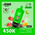 Bang Leader 450K zaciągnięć – 15 w 1 ładowalny jednorazowy vape z regulowanym chłodzeniem i inteligentnym wyświetlaczem – Hurt - imagine 3