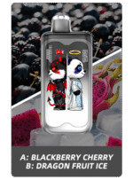 Merry Mi Panda Twins 40000 Puffs – dublă aromă într-un singur dispozitiv